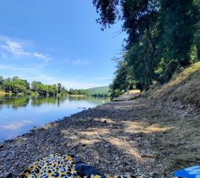 Plage LE ROC en bords de Dordogne