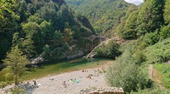 Pont du diable, via ferrata  Thueyts